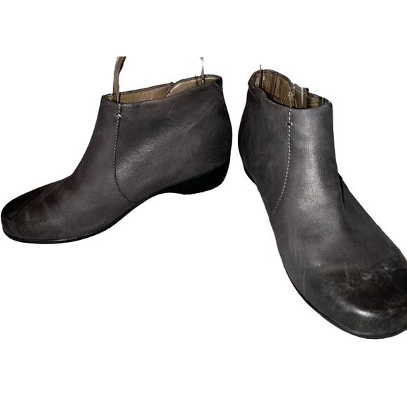 Dansko Fifi Comfort Gray Leather Ankle Boot Women’s Sz 36EU 5.5 - 6 US - Picture 3 of 11